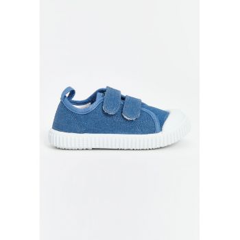 Tenisi din material textil cu velcro