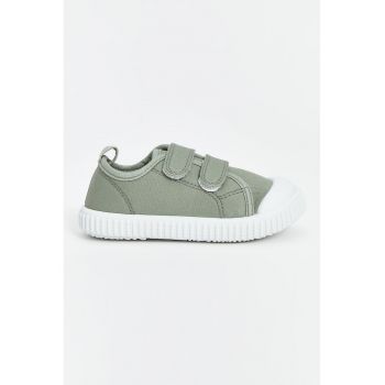 Tenisi din material textil cu velcro