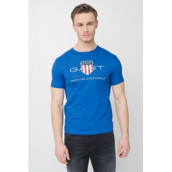Tricou din bumbac cu model logo
