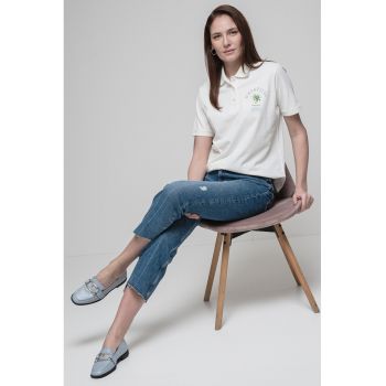 Tricou polo cu logo brodat