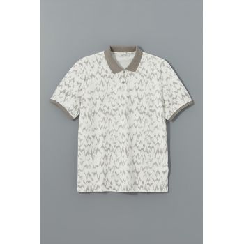 Tricou polo din bumbac cu croiala regular-fit