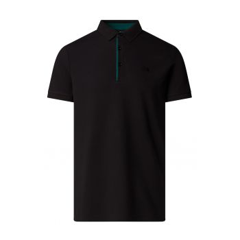Tricou polo slim fit cu logo brodat