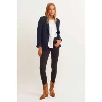 Blugi skinny cu talie inalta