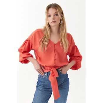 Bluza cu decolteu in V