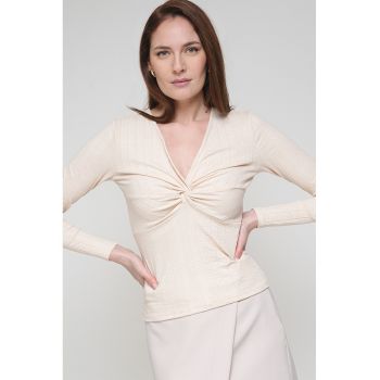 Bluza cu detaliu rasucit