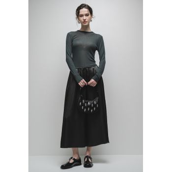 Bluza transparenta din matase