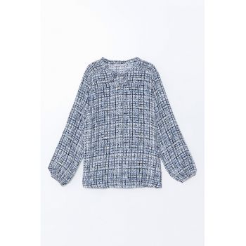 Bluza-tunica cu imprimeu