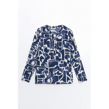 Bluza-tunica cu imprimeu