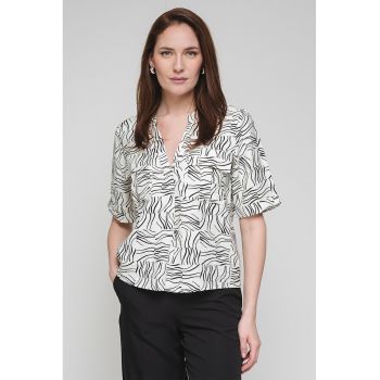 Bluza-tunica cu maneci medii