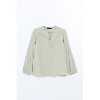 Bluza uni cu maneci lungi