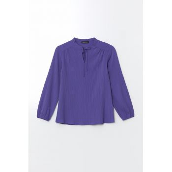Bluza uni cu maneci lungi