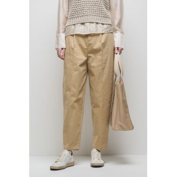Pantaloni conici cu pliuri