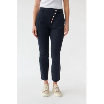 Pantaloni cu buzunare oblice Figa