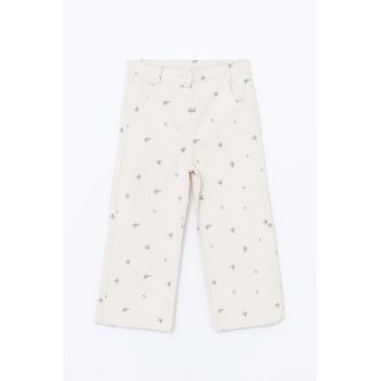 Pantaloni de bumbac cu imprimeu