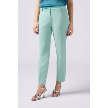 Pantaloni drepti cu pliuri
