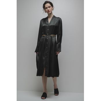 Rochie-camasa din satin