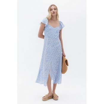 Rochie mini cu imprimeu midi