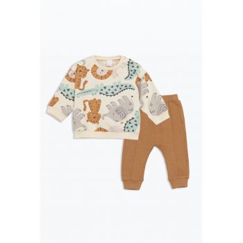 Set de bluze de bumbac cu pantaloni lungi - 2 piese