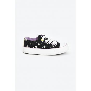 Tenisi low-cut cu model floral