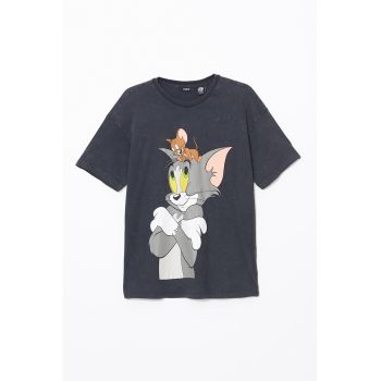 Tricou cu imprimeu Tom&Jerry