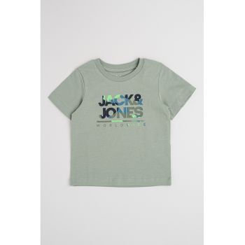 Tricou de bumbac cu imprimeu logo