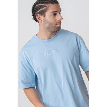 Tricou de bumbac cu logo pe piept