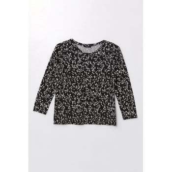 Bluza cu decolteu rotund