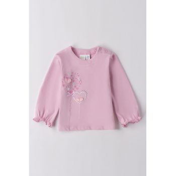 Bluza cu fenta cu capsa