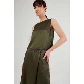 Bluza cu franjuri - fara maneci