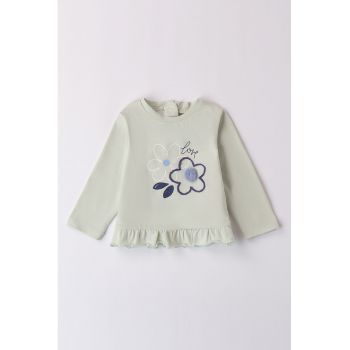 Bluza cu garnitura cu volane