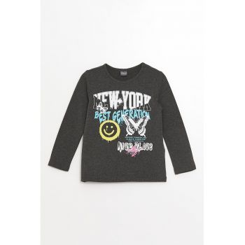 Bluza cu imprimeu grafic