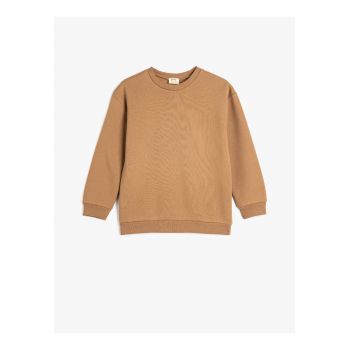 Bluza de trening cu decolteu la baza gatului