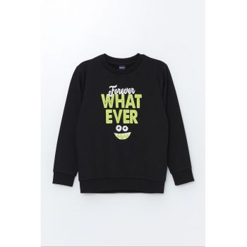 Bluza de trening cu imprimeu