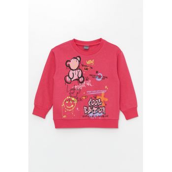 Bluza de trening din amestec de bumbac cu imprimeu grafic