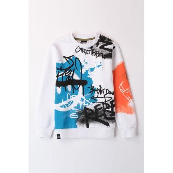 Bluza de trening din bumbac cu imprimeu grafic