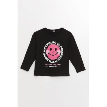 Bluza din bumbac cu imprimeu grafic