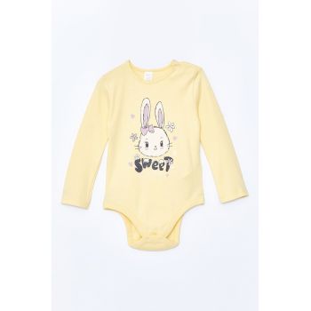 Body de bumbac cu imprimeu