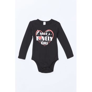 Body din bumbac cu imprimeu