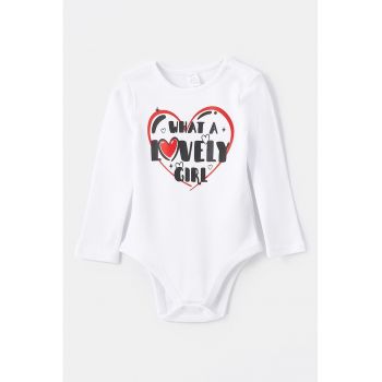 Body din bumbac cu imprimeu