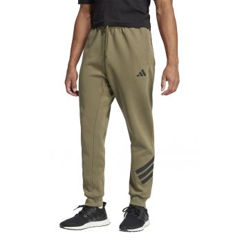 Pantaloni de trening din amestec de bumbac cu croiala conica
