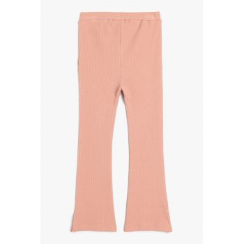 Pantaloni regular fit din amestec de bumbac
