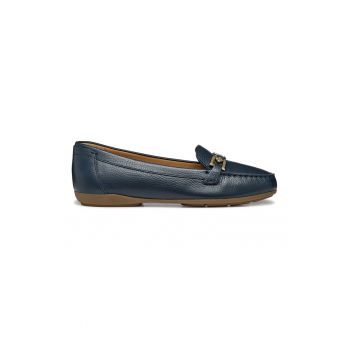 Pantofi loafer din piele cu detalii metalice