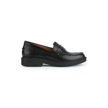 Pantofi loafer uni de piele