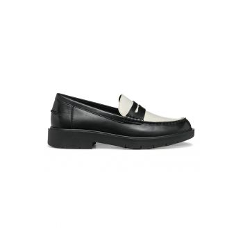 Pantofi loafer uni de piele