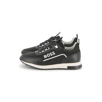 Pantofi sport cu garnituri din piele