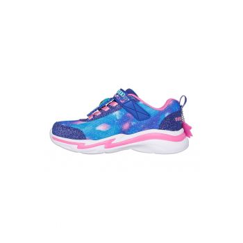 Pantofi sport din material textil cu aspect stralucitor Snuggle Sneaks