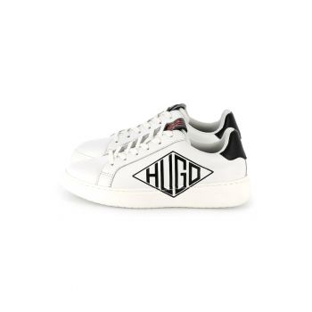 Pantofi sport din piele cu logo
