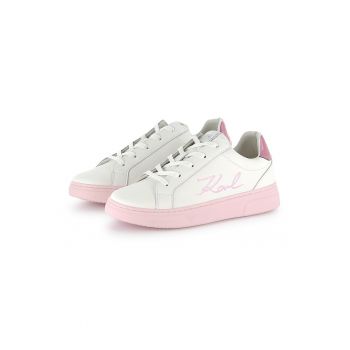 Pantofi sport din piele cu logo