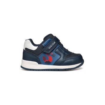Pantofi sport din piele ecologica cu insertii din material textil