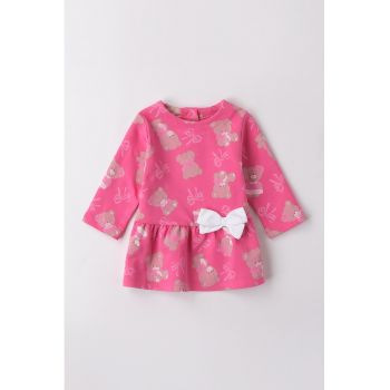 Rochie cu imprimeu cu ursulet
